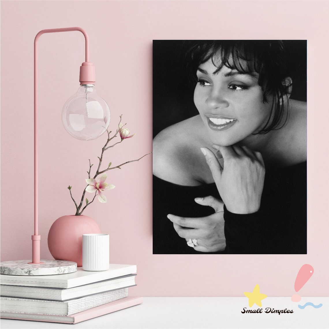 Whitney Houston Music Star Pos - Home Decor Houston recension och pris