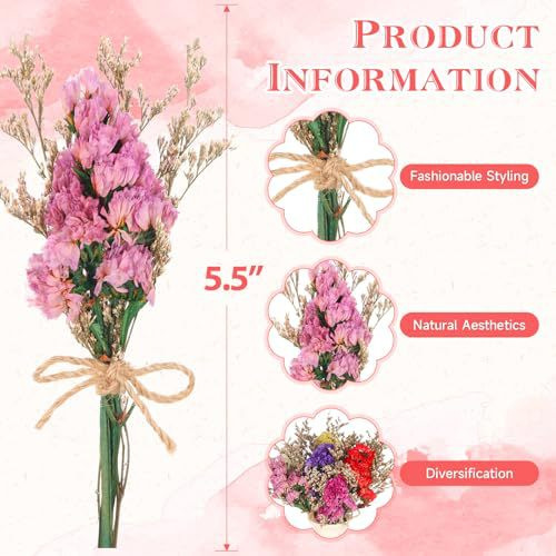 Mini Dried Flower Bouquet Natu - Dried Flower Bouquet recension och pris