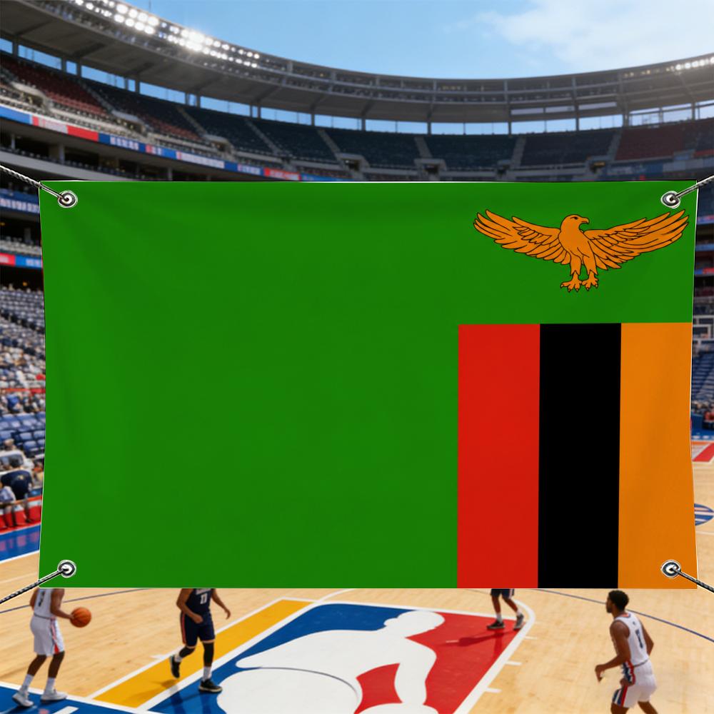 Zambia Custom Flag Wall Hangin - Home Decor Zambia recension och pris