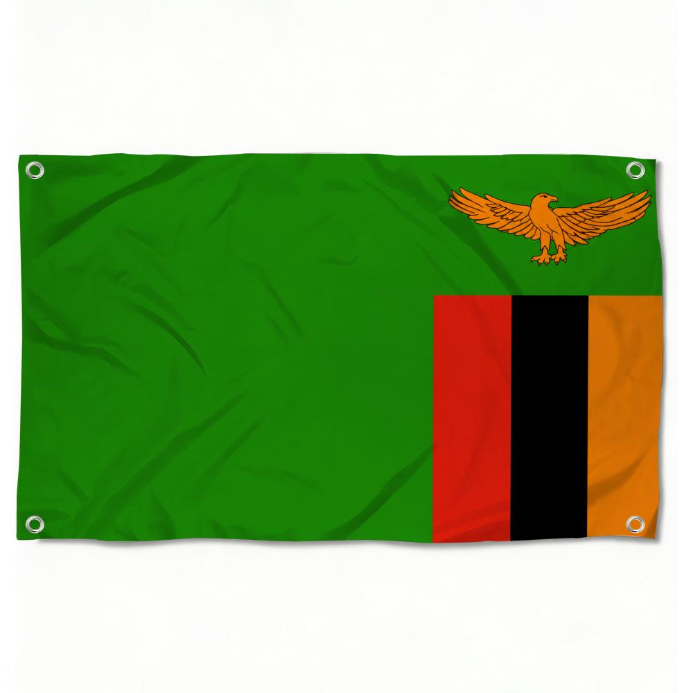 Zambia Custom Flag Wall Hangin - Home Decor Zambia recension och pris
