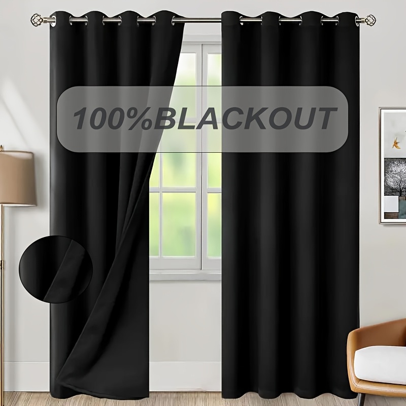 1pc 100% Blackout Curtain with - Home Decor Under 100 recension och pris