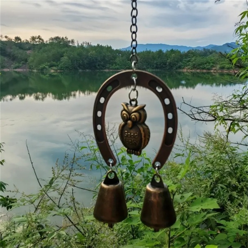 Lucky Horseshoe Wind Chime Wit - Boho Wind Chimes recension och pris