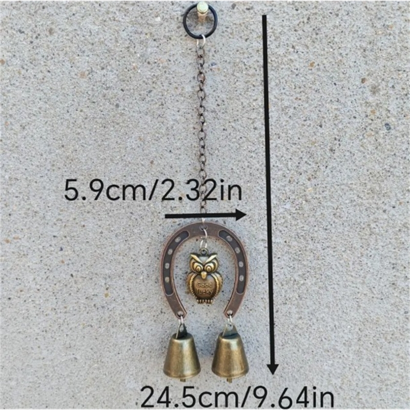 Lucky Horseshoe Wind Chime Wit - Boho Wind Chimes recension och pris