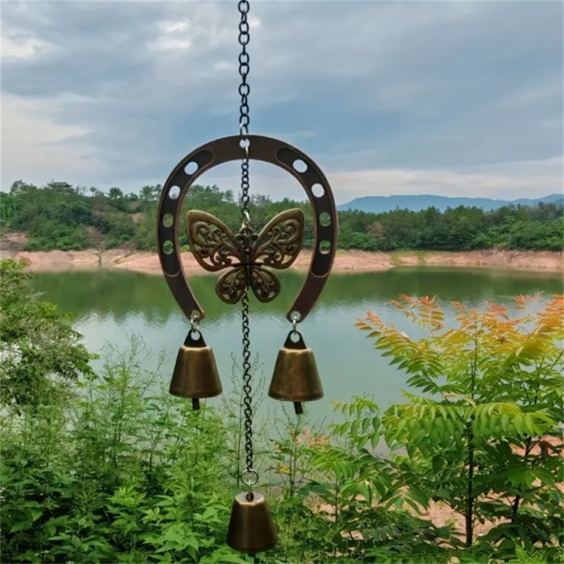 Lucky Horseshoe Wind Chime Wit - Boho Wind Chimes recension och pris